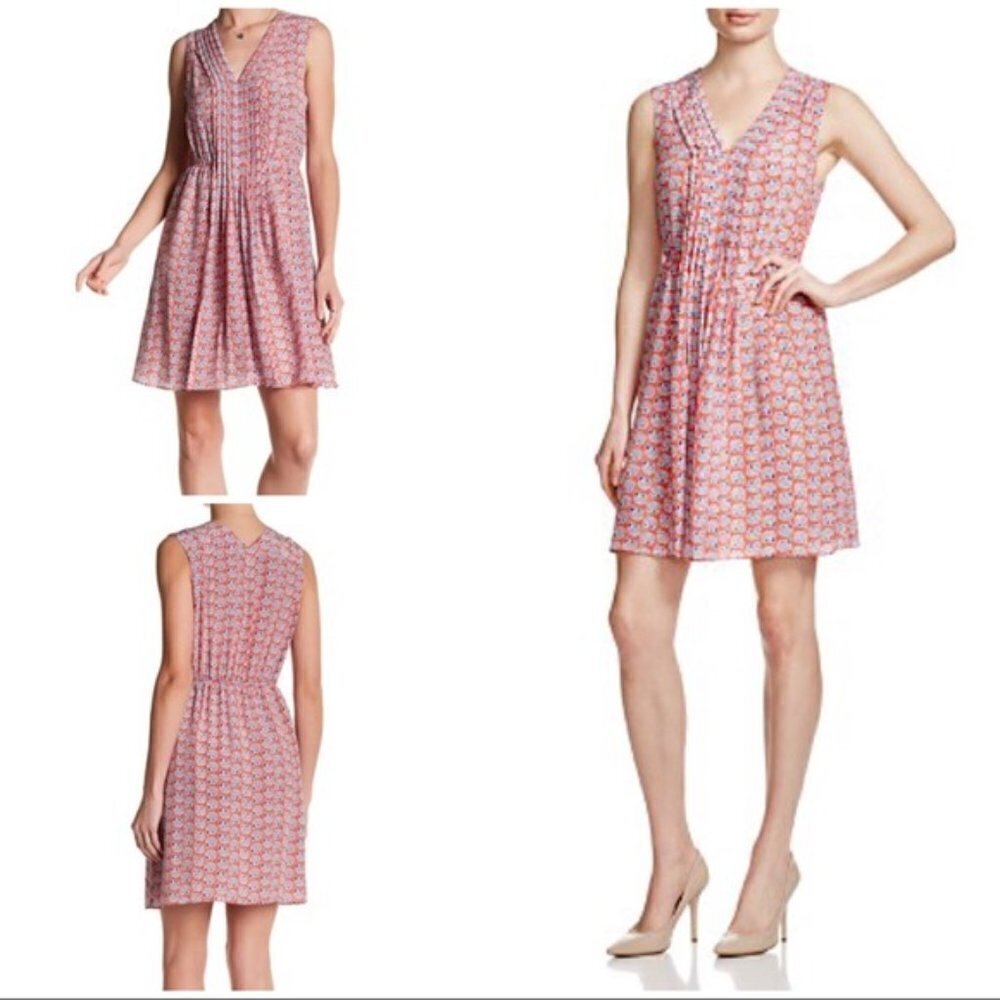 Rebecca Taylor Sleeveless Amanda V-Neck Dress